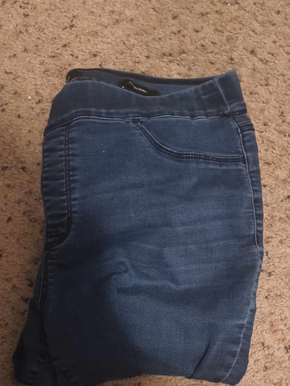 Nine West Dark Blue Pull-On Jeggings